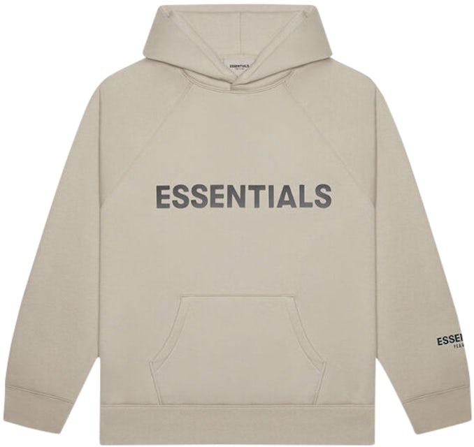 Fear of God Essentials 3D Silicon Applique Pullover Hoodie String