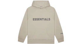 FEAR OF GOD ESSENTIALS 3D Silicon Applique Pullover Hoodie String