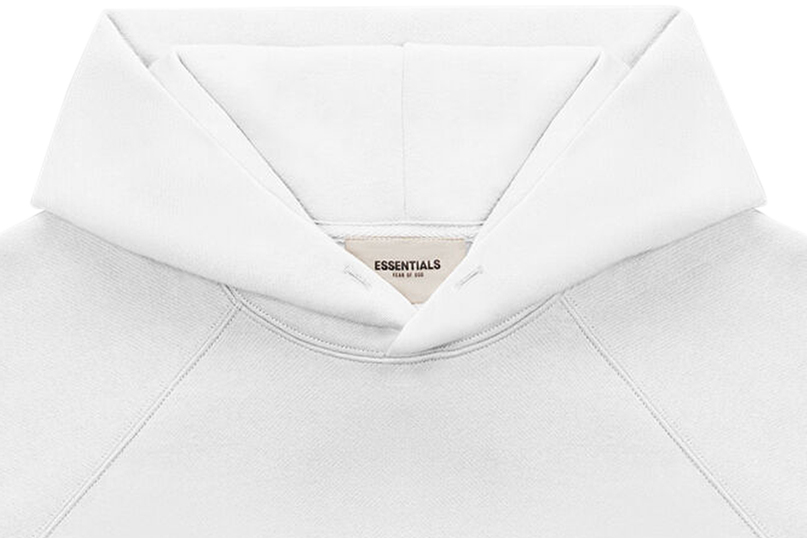 Fear of god essentials online 3d silicon applique pullover