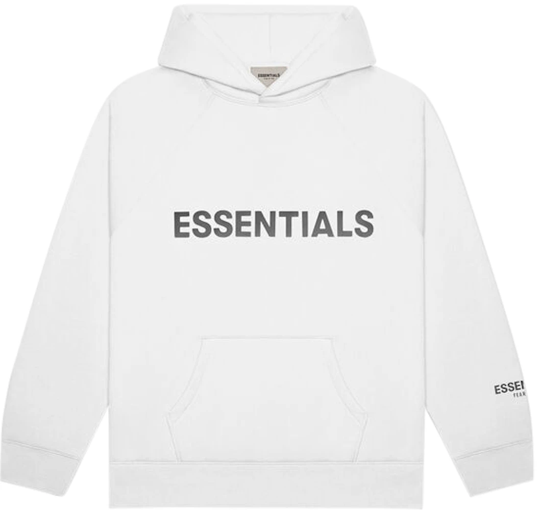 Essentials Pullover Hoodie  Fear Of God Essentials White Pullover