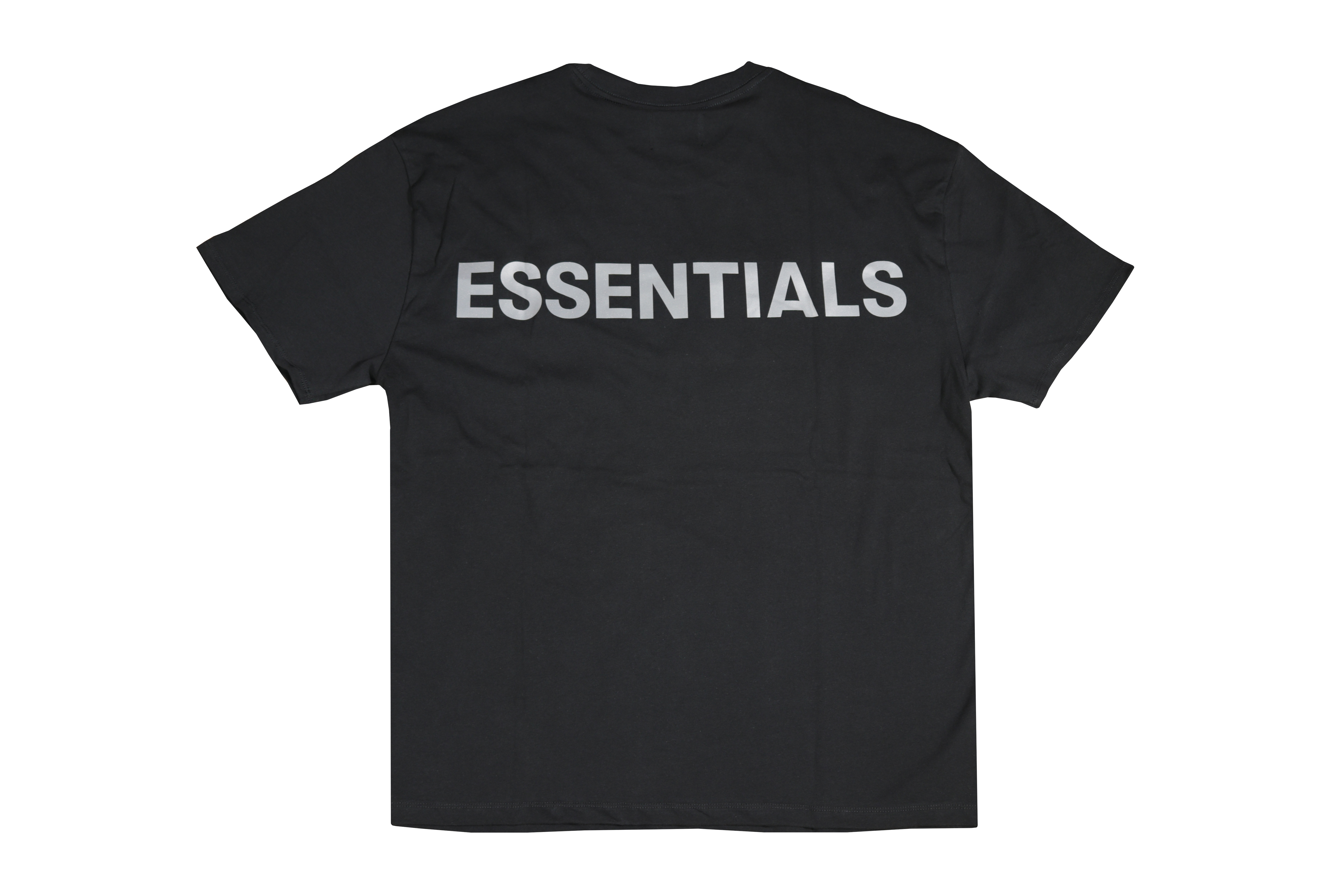 Fear of God Essentials 3M Logo Boxy T-shirt Black/White Men's - FW19 - US