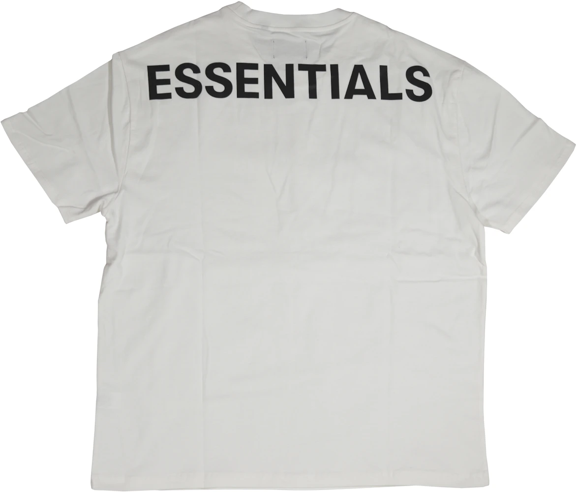 Fear of God Essentials 3M Logo Boxy T-shirt White Men's - FW19 - US