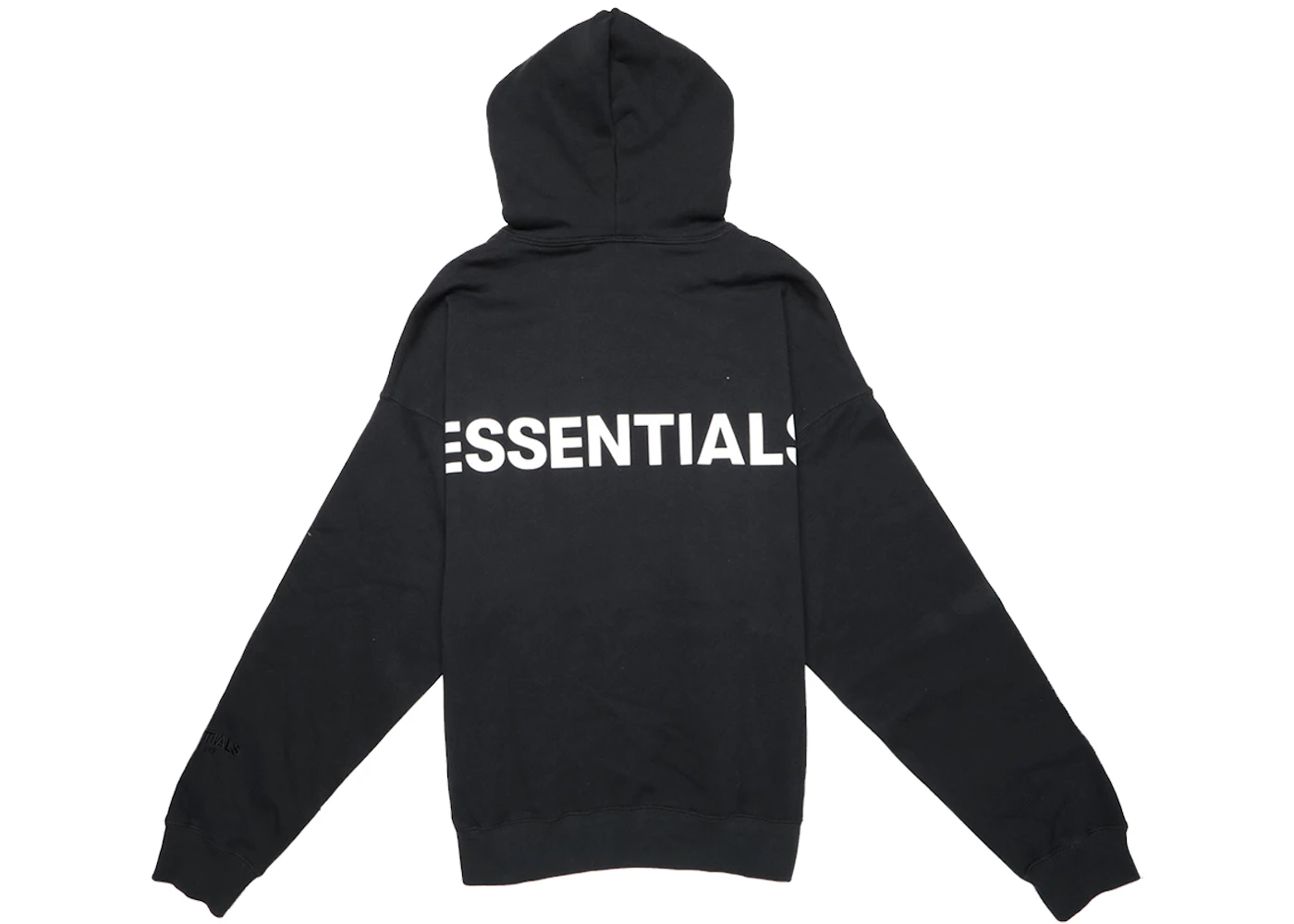 Essentials black reflective hoodie Outlet