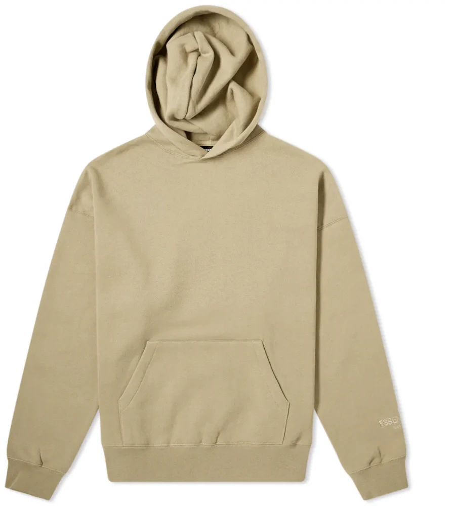 Pre-owned Fear Of God Essentials 3m Logo Pullover Hoodie Butter