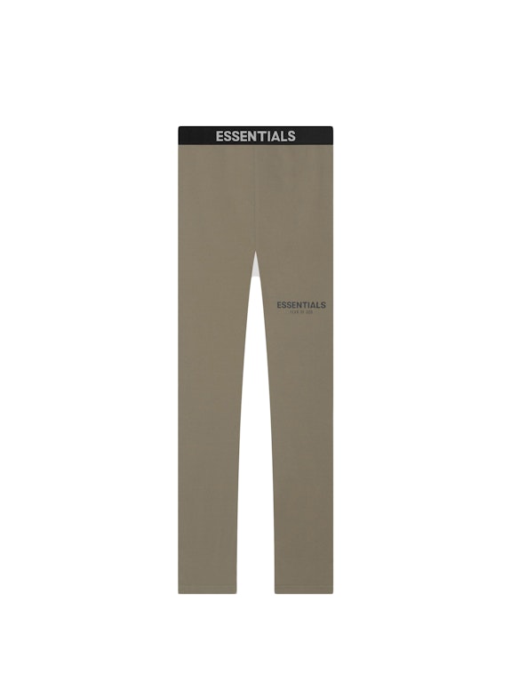 Pre-owned Fear Of God Essentials Athletic Leggings Taupe