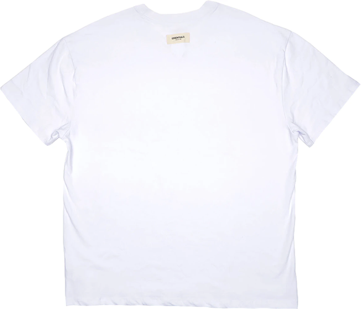 Fear of God Essentials Boxy T-Shirt White - FW18 - US