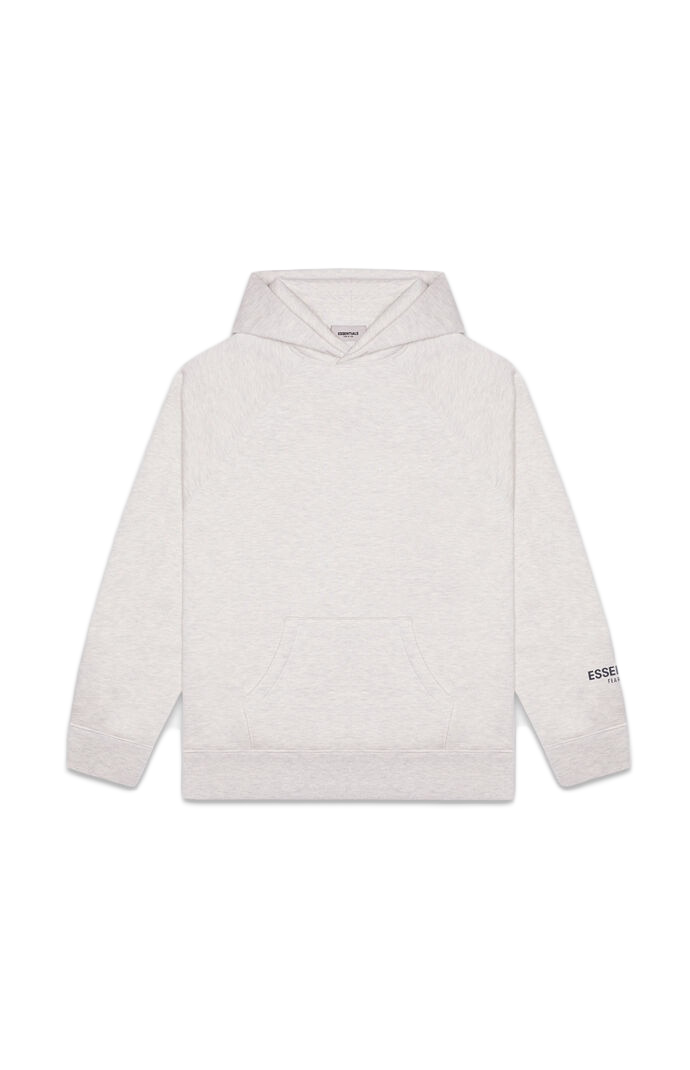 Fear of God Essentials Core Pullover Hoodie Heather Grey - FW20 - JP
