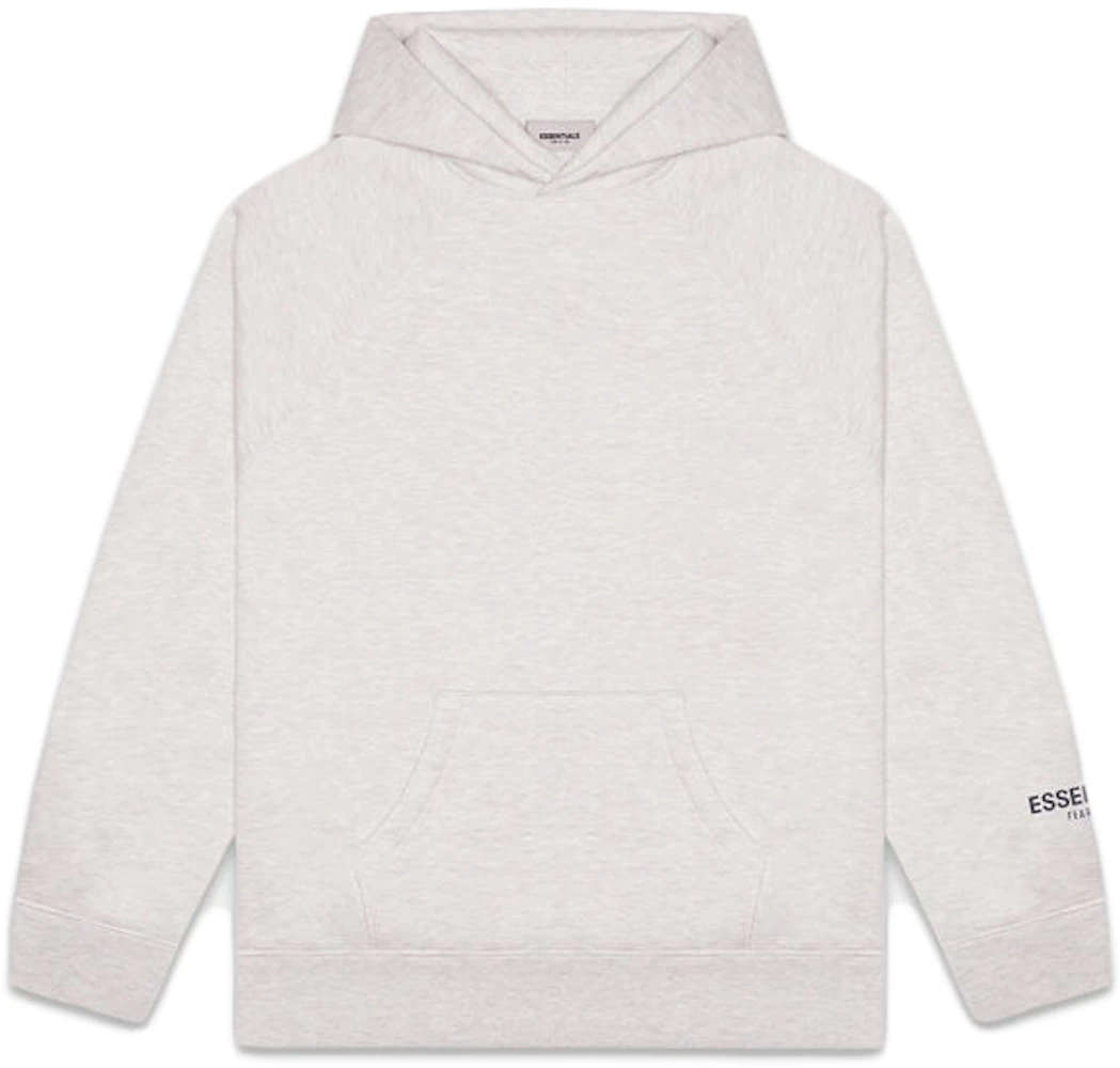 Fear of God Essentials Core Pullover Hoodie Heather Grey - FW20 - US
