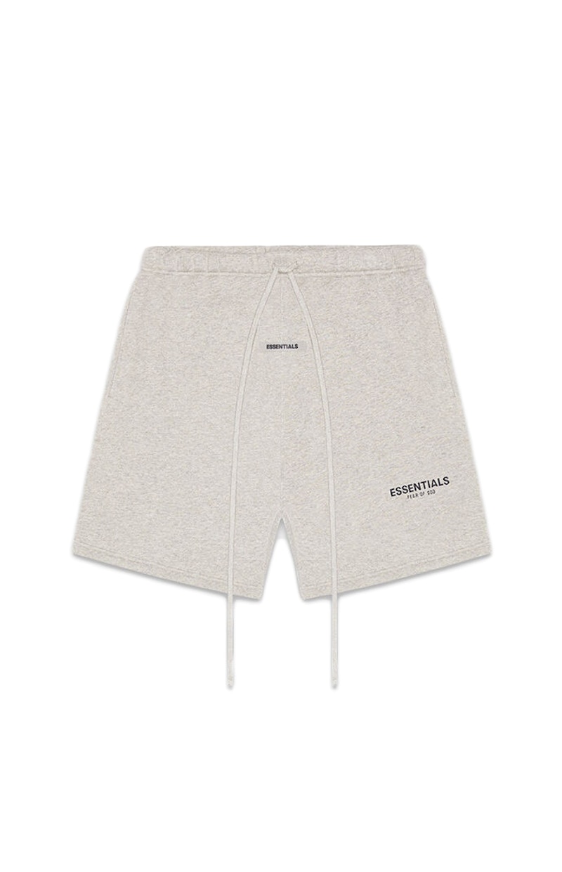 Fear of God Essentials Fleece Shorts Heather Oatmeal - FW20 - US