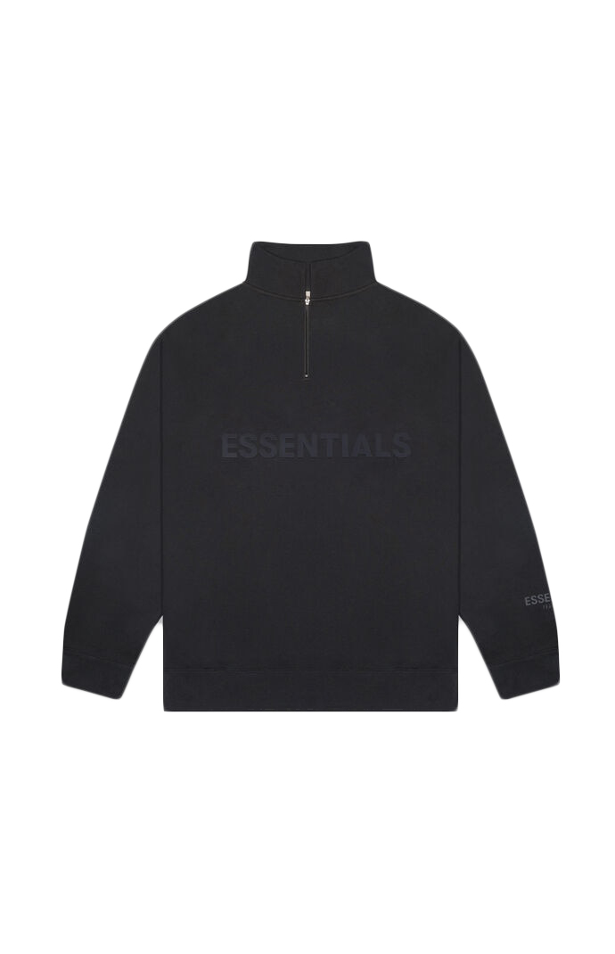 Fear of God Essentials Half Zip Pullover Sweater Dark Slate ...