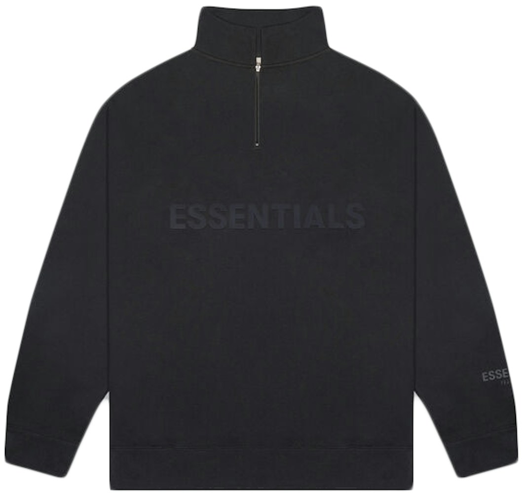 Fear of God Essentials Half Zip Pullover Sweater Dark Slate/Stretch ...
