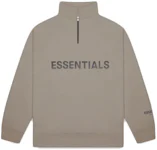 Fear of God Essentials Half Zip Puilover Sweater Moss - FW20 - US