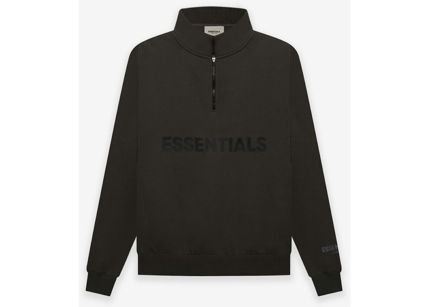 Essentials half zip pullover hoodie Clearance