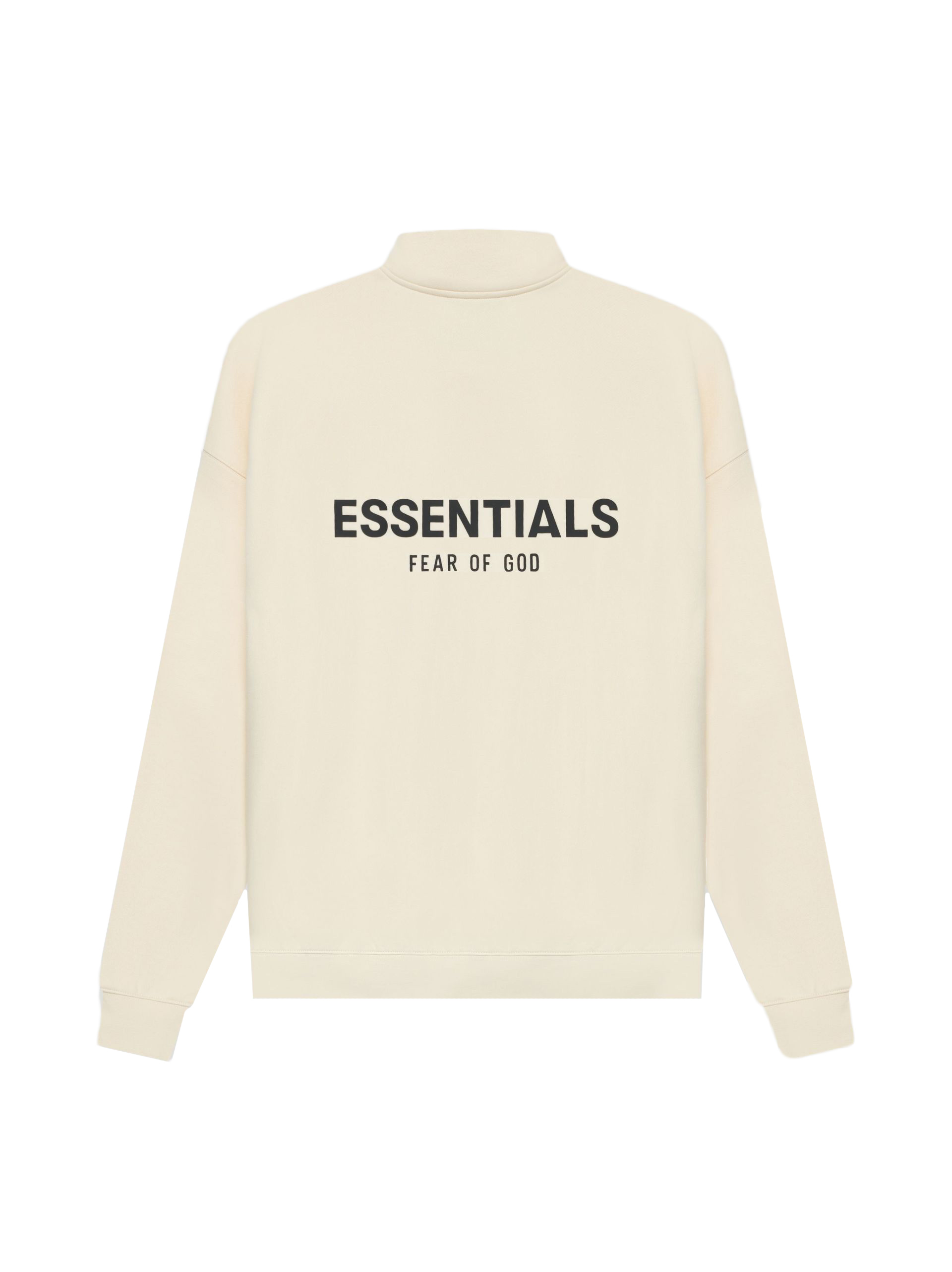Fear of God Essentials Half Zip Sweater Cream/Buttercream - SS21 - US