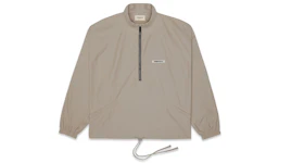 Fear of God Essentials Half-Zip Track Jacket Taupe