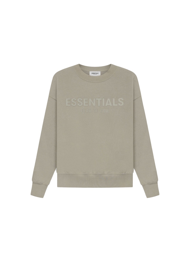 Fear of God Essentials Kids Pull-Over Crewneck Moss/Goat