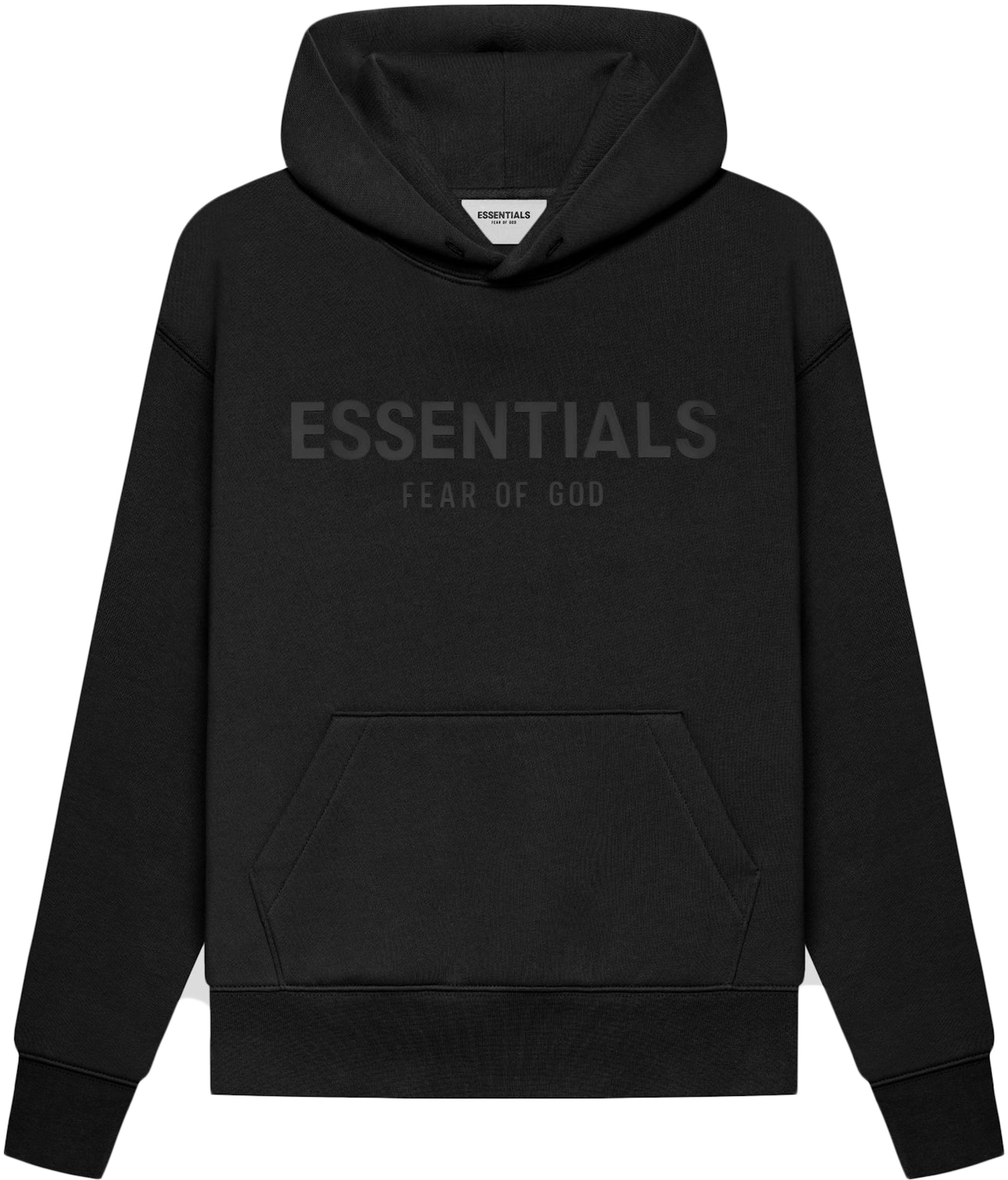 Fear of God Essentials Kids Pull-Over Hoodie Black/Stretch Limo - SS21