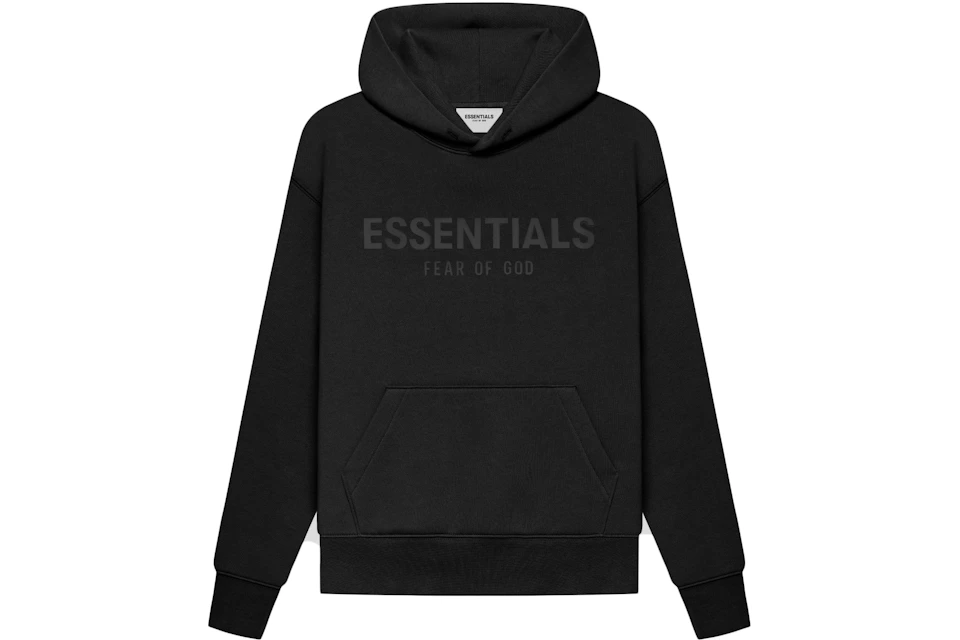 Fear of God Essentials Kids Pull-Over Hoodie Black/Stretch Limo