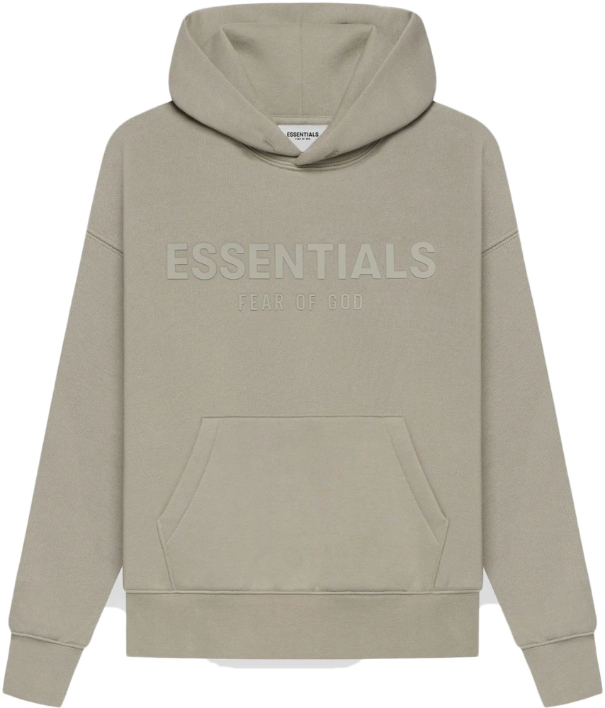 Fear of God Essentials Kids Pull-Over Hoodie Moss/Goat Kids' - SS21 - US