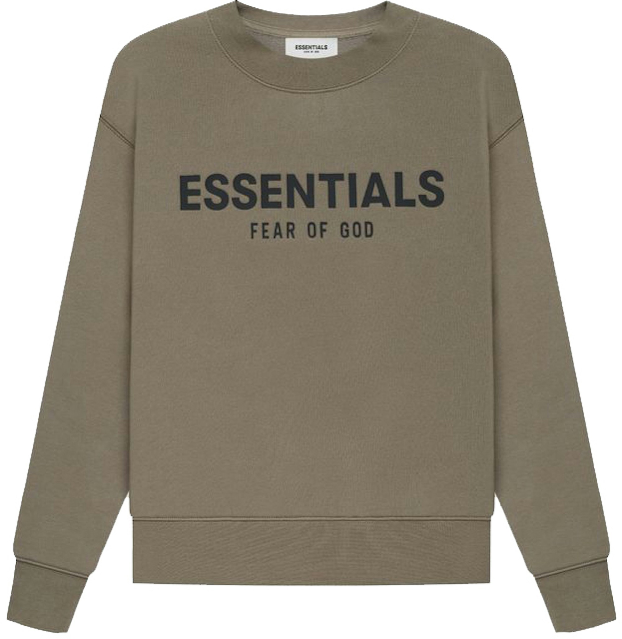 Fear of God Essentials Kids Pullover Crewneck Taupe - SS21