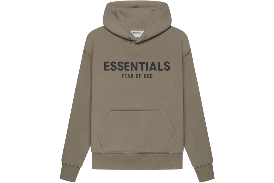 Fear of God Essentials Kids Pullover Hoodie Taupe