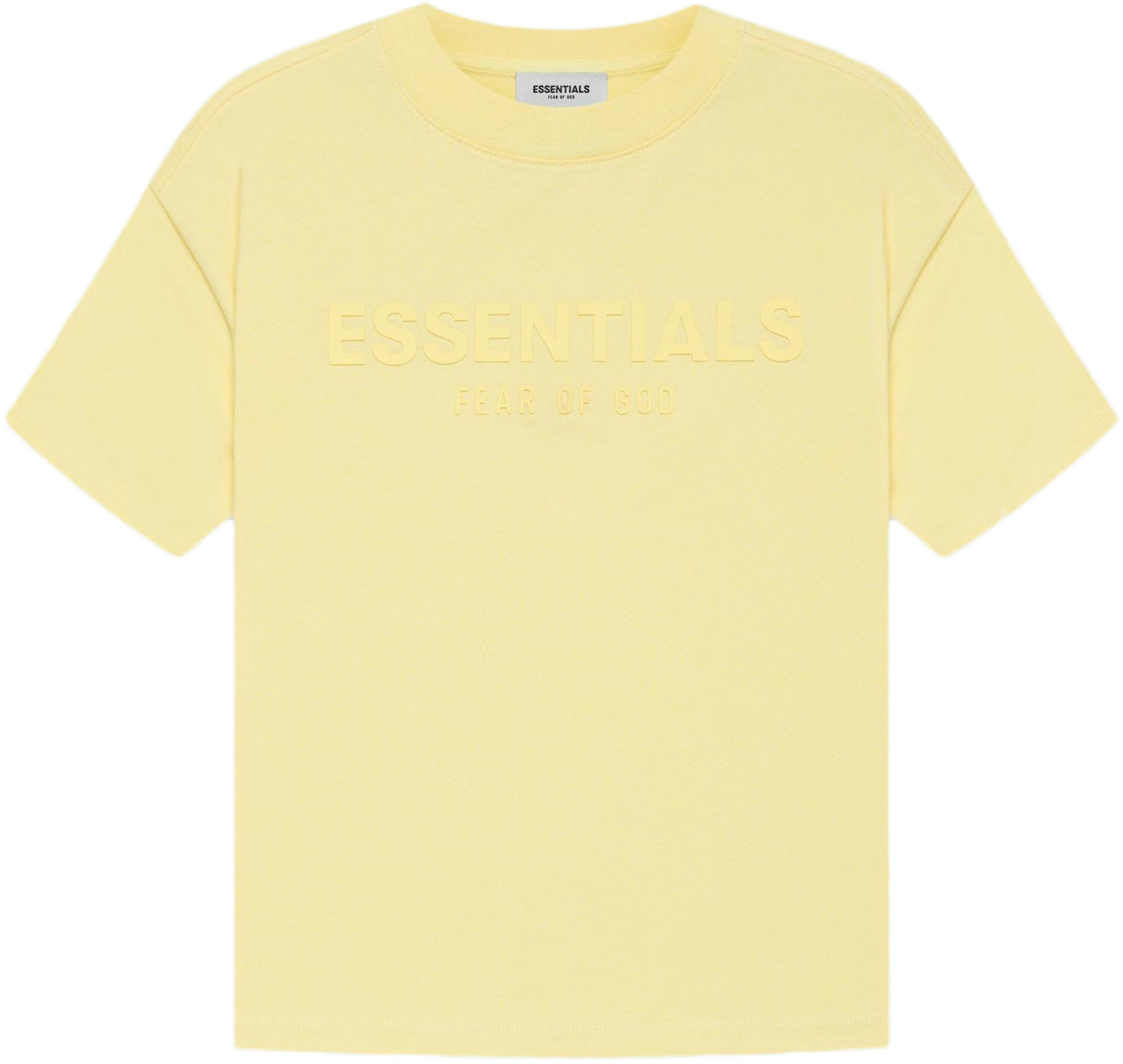 FEAR OF GOD ESSENTIALS Kids T-shirt Yellow/Lemonade - SS21