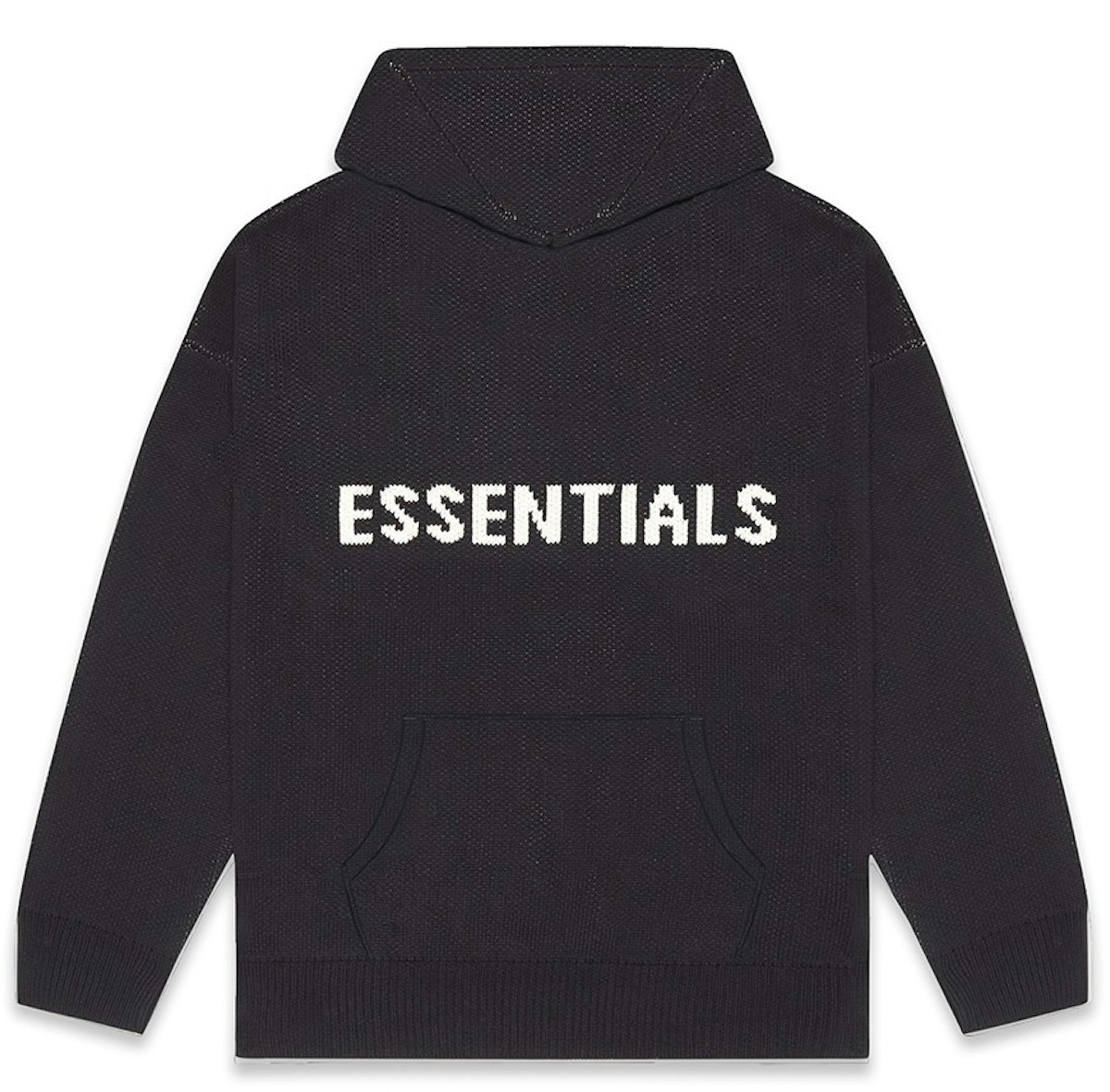 Fear of God Essentials Knit Hoodie Dark Slate/Stretch Limo/Black FW20