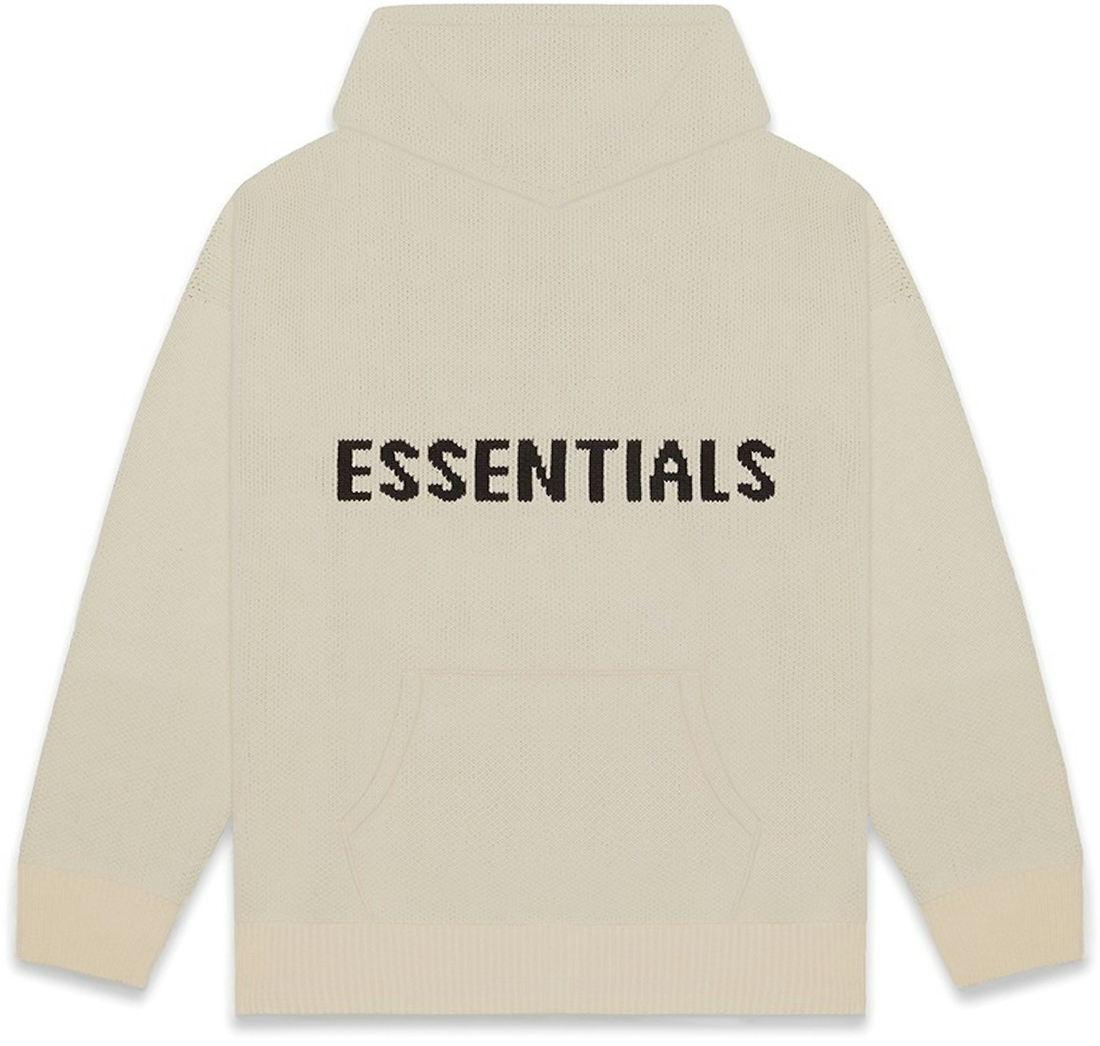 FEAR OF GOD ESSENTIALS Knit Hoodie Olive/Khaki FW20
