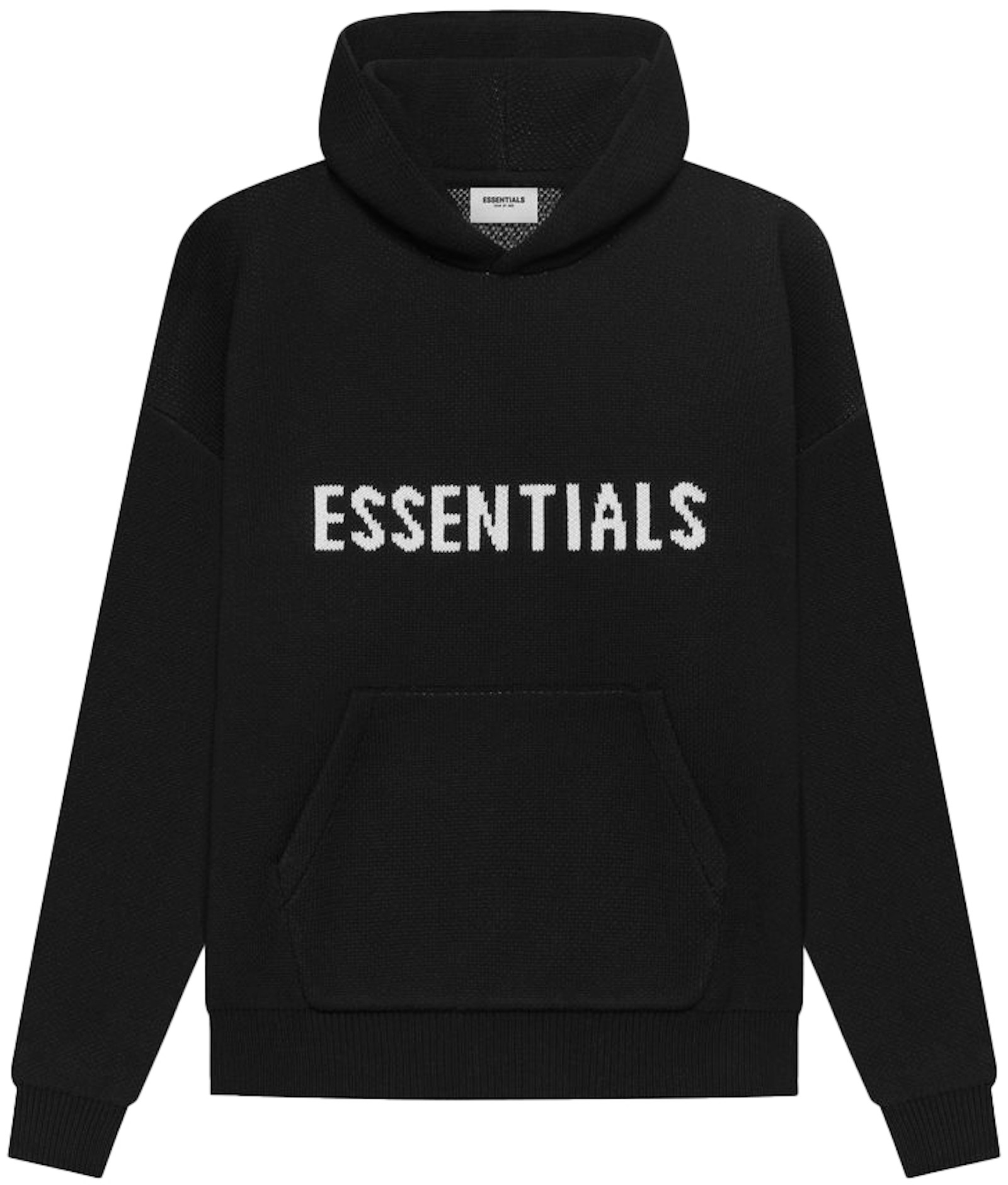 FEAR OF GOD ESSENTIALS Knit Pullover Black SS21