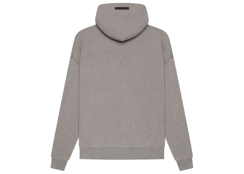 Fear of god essentials pullover hoodie heather discount grey