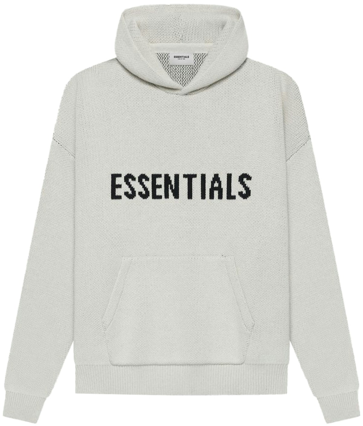 Fear of God Essentials Knit Pullover Hoodie (SS21) Light Heather