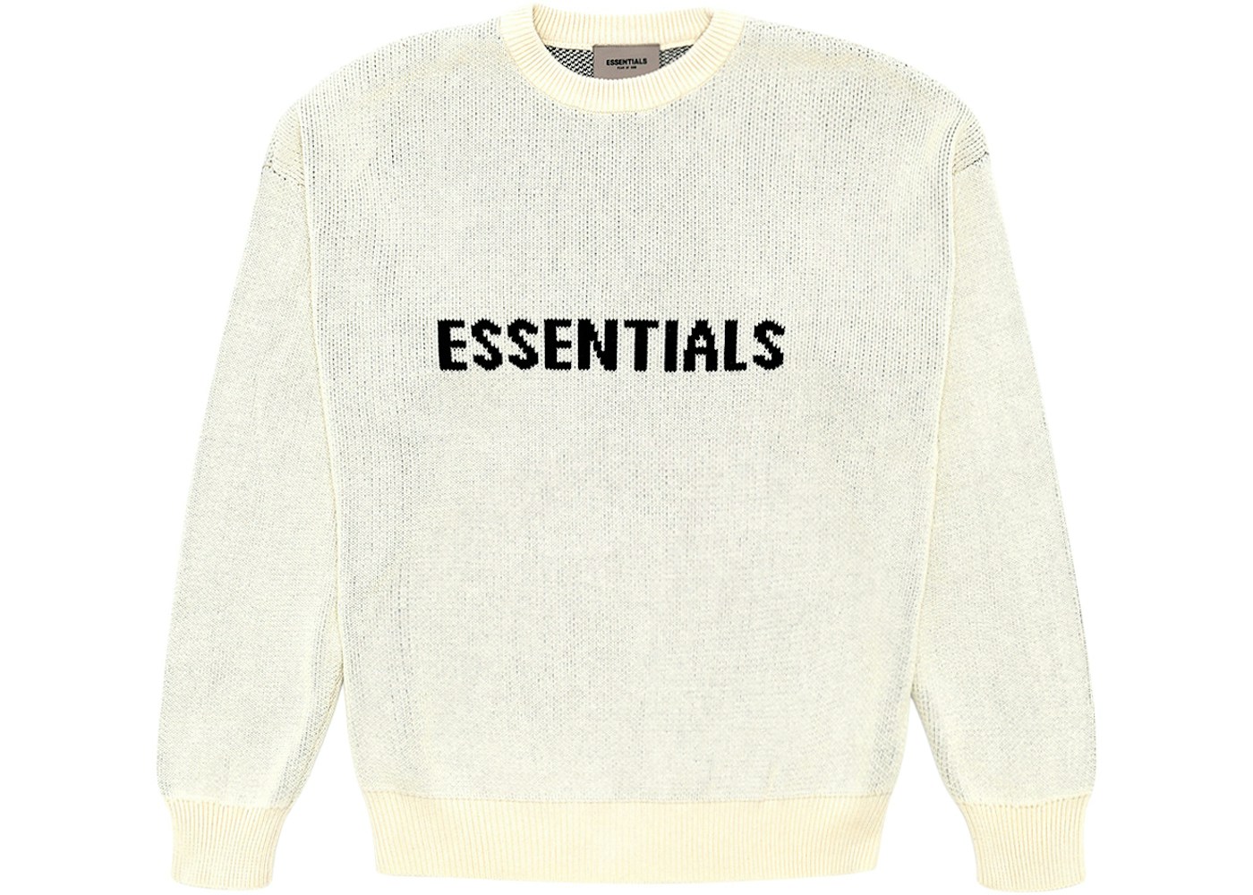 FEAR OF GOD ESSENTIALS Knit Sweater Buttercream SS20