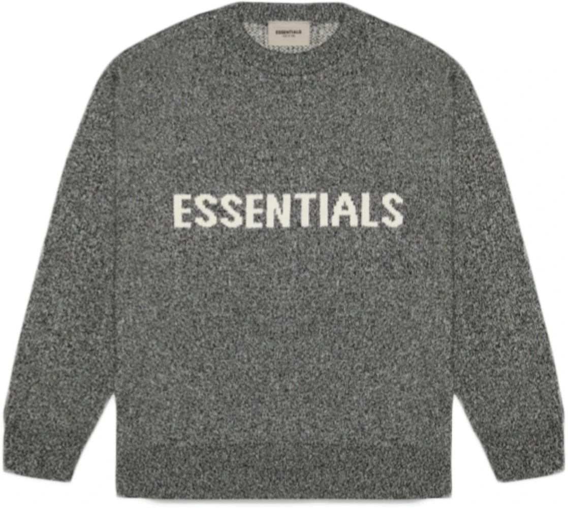 Fear of God Essentials Knit Sweater Grey Melange - SS20 - GB