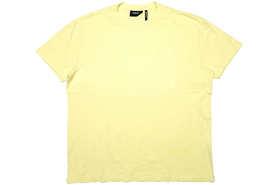 Fear of God Essentials Lemonade Boxy T-Shirt Yellow