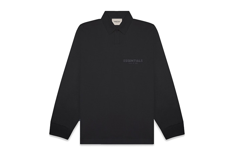 fear of god essentials holiday long sleeve polo