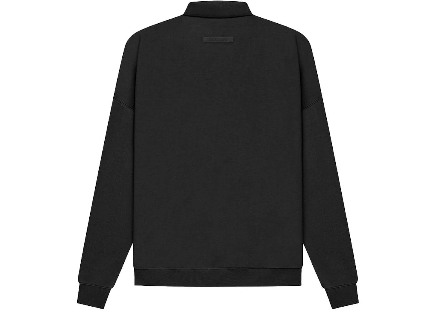 Fear of God Essentials Long Sleeve French Terry Polo Black Men's - SS21 ...