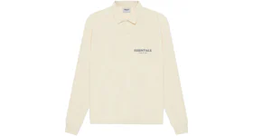Fear of God Essentials Long Sleeve French Terry Polo Buttercream