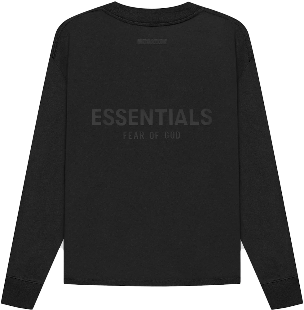 Fear of God Essentials Off Black Long Sleeve T-Shirt