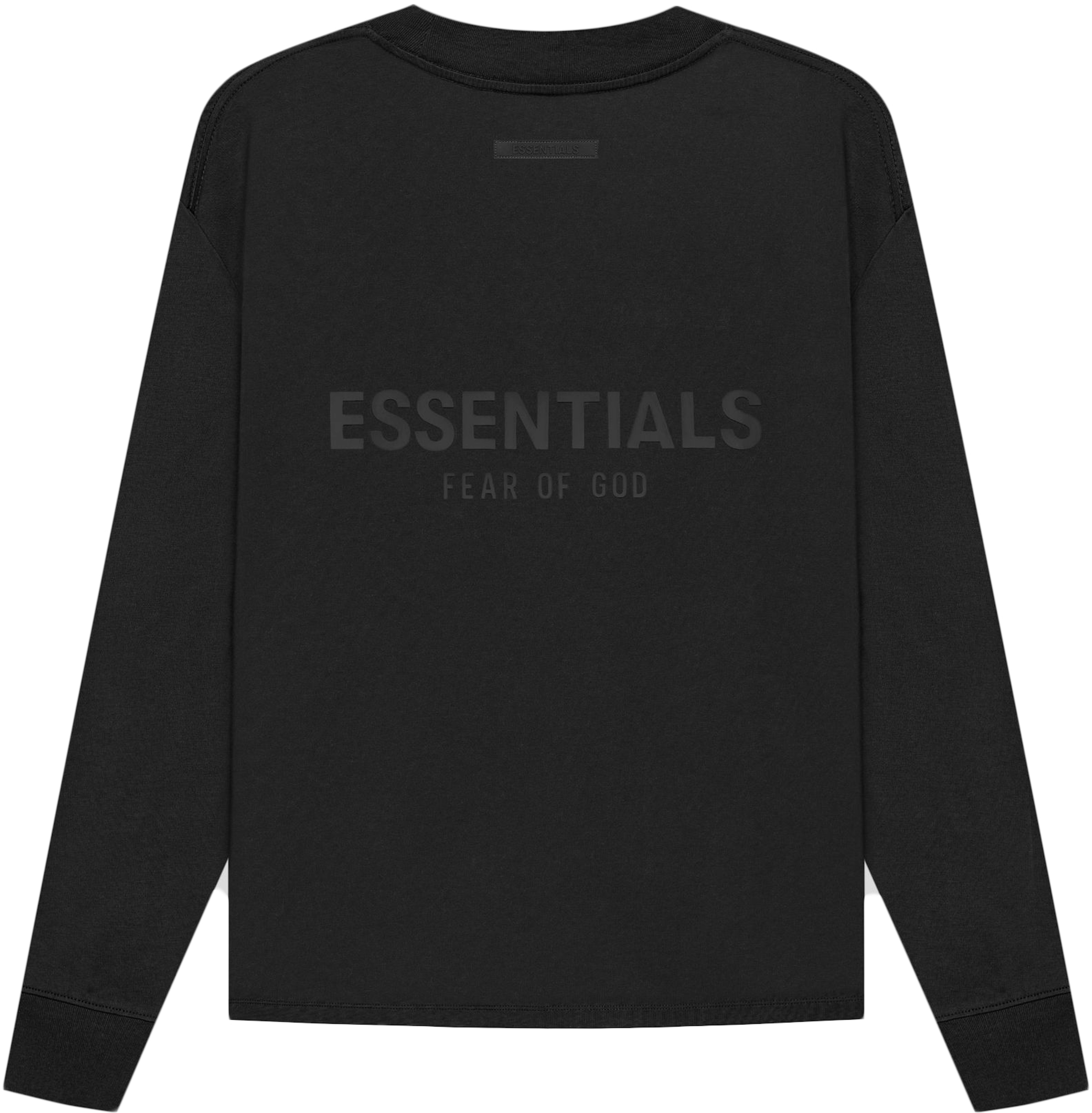 FEAR OF GOD ESSENTIALS Long Sleeve T-shirt Black/Stretch Limo - SS21