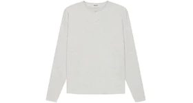 Fear of God Essentials Long Sleeve Thermal Henley Light Heather Oatmeal