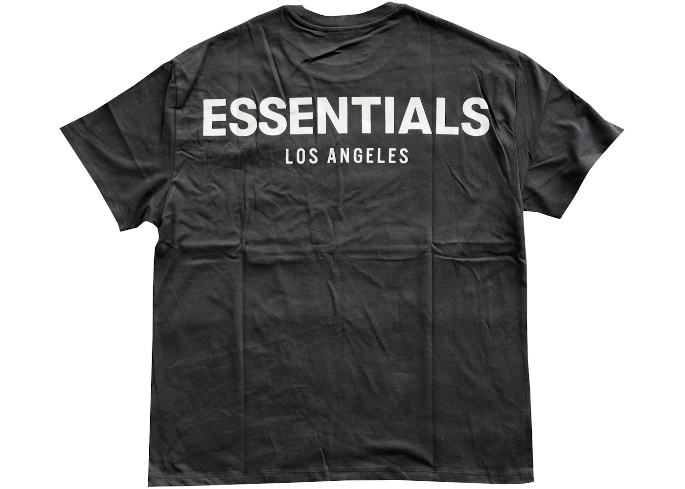FEAR OF GOD ESSENTIALS Los Angeles 3M Boxy T-Shirt Black - FW19