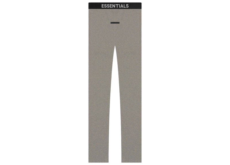 Pre-owned Fear Of God Men's Essentials Lounge Pant In Grey Flannel In Gray