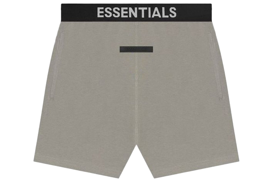 Pre-owned Fear Of God Essentials Lounge Short Grey Flannel