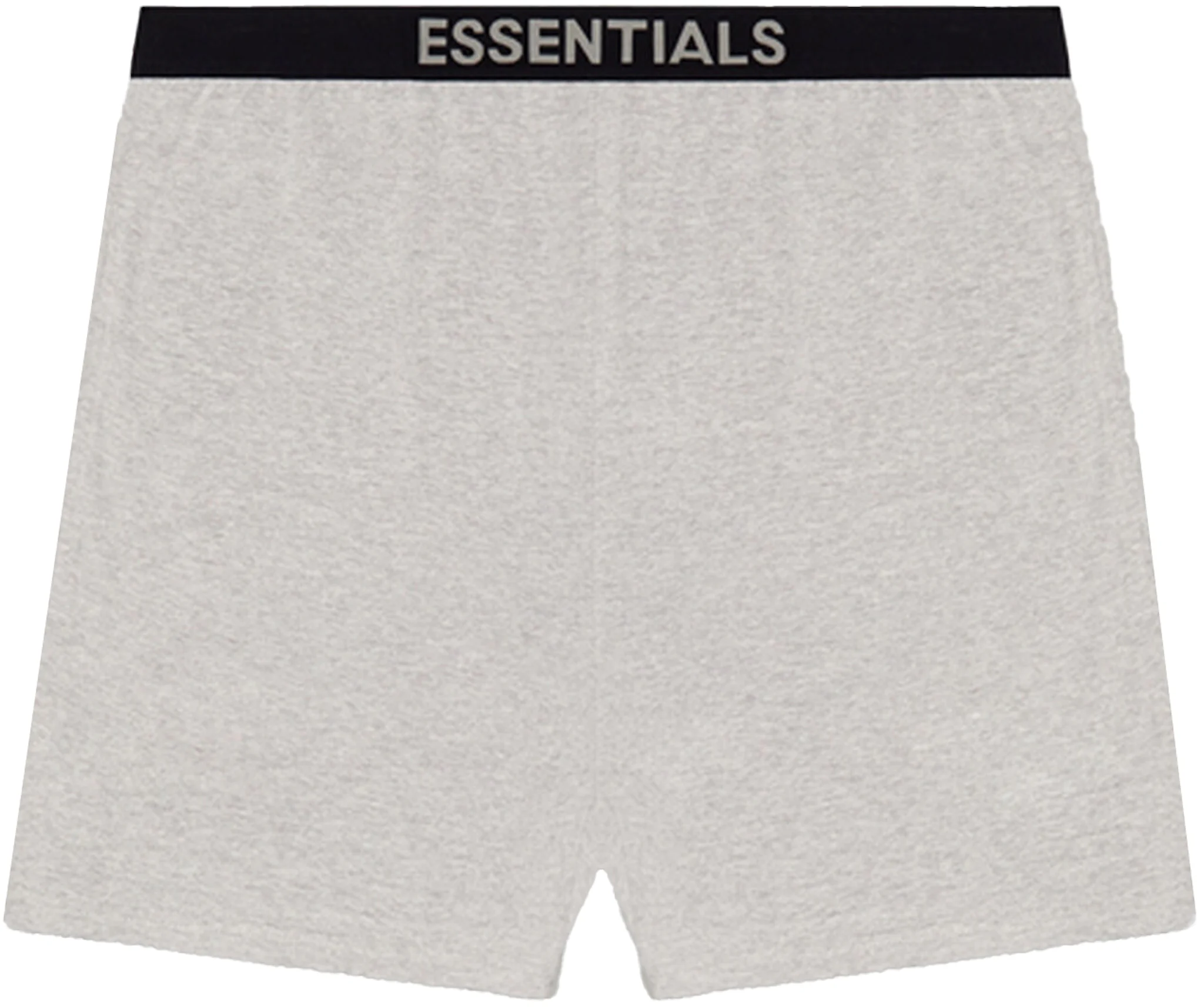 The Essential Heather Grey Ruffled Lounge Shorts