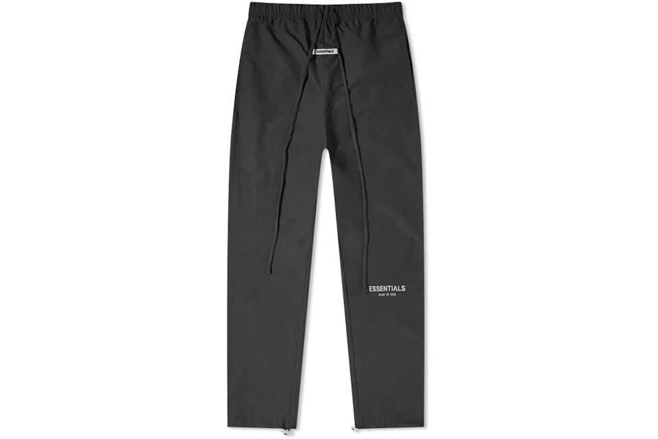 Fear Of God Essentials Nylon Track Pants Black Fw19 Fear Of God Essentials Nylon Track Pants Black Fw19