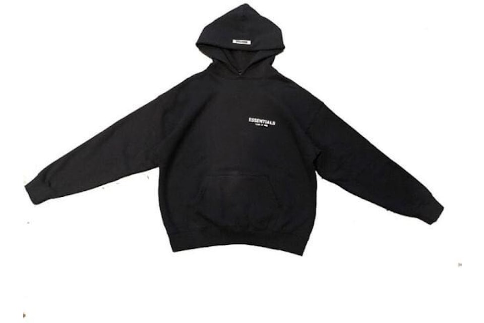 Fear of God Essentials Photo Pullover Hoodie (FW19) Black - FW19 - US