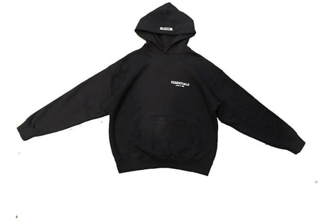 FEAR OF GOD ESSENTIALS Photo Pullover Hoodie (FW19) Black