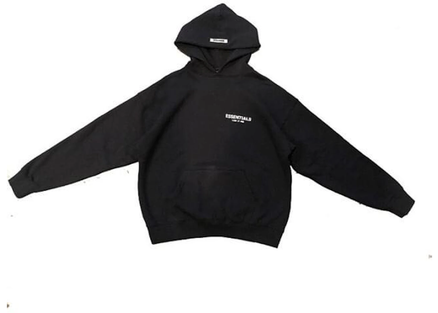 Fear of God Essentials Photo Pullover Hoodie FW19 Black
