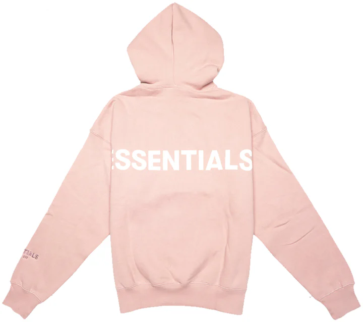 Fear of God Essentials Pink 3M Logo Pullover Hoodie Blush - FW19 - US