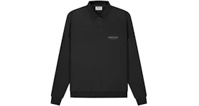 Fear of God Essentials Long Sleeve French Terry Polo Black